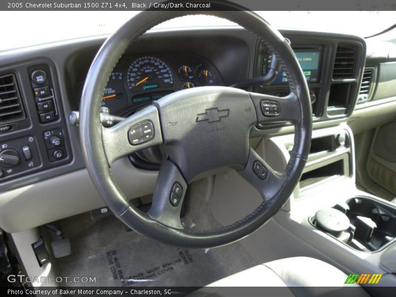 Black / Gray/Dark Charcoal 2005 Chevrolet Suburban 1500 Z71 4x4