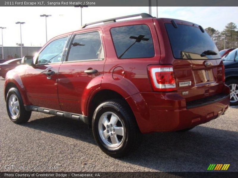 Sangria Red Metallic / Stone 2011 Ford Escape XLT