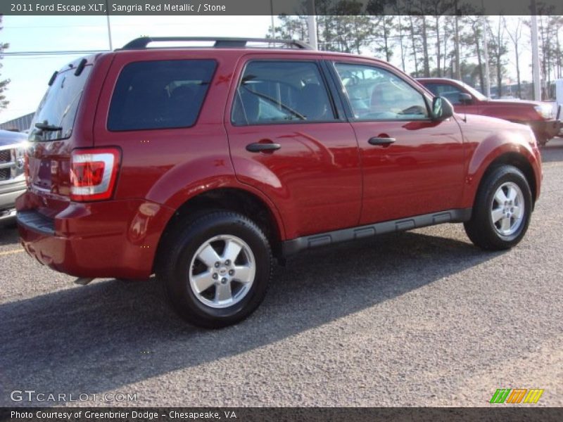 Sangria Red Metallic / Stone 2011 Ford Escape XLT