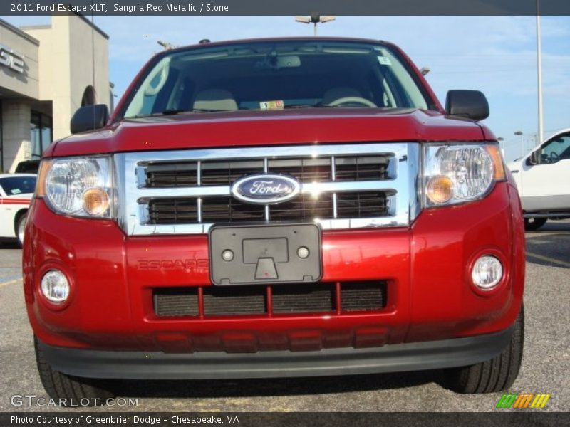 Sangria Red Metallic / Stone 2011 Ford Escape XLT