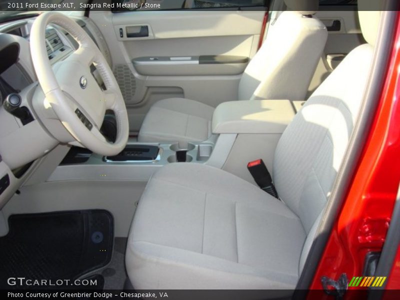 Sangria Red Metallic / Stone 2011 Ford Escape XLT