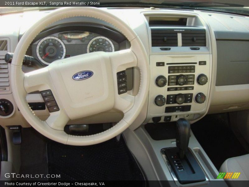 Sangria Red Metallic / Stone 2011 Ford Escape XLT