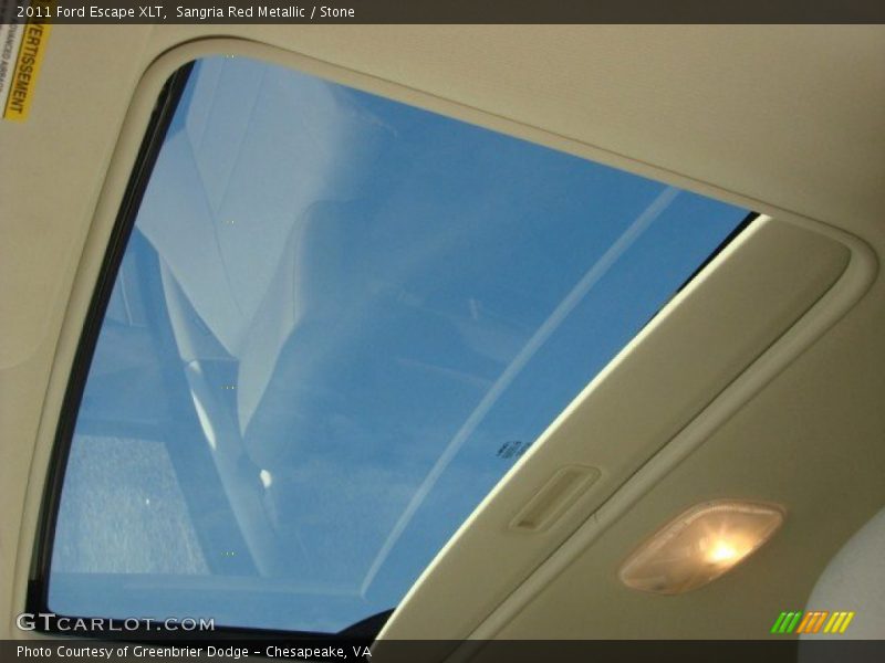 Sangria Red Metallic / Stone 2011 Ford Escape XLT