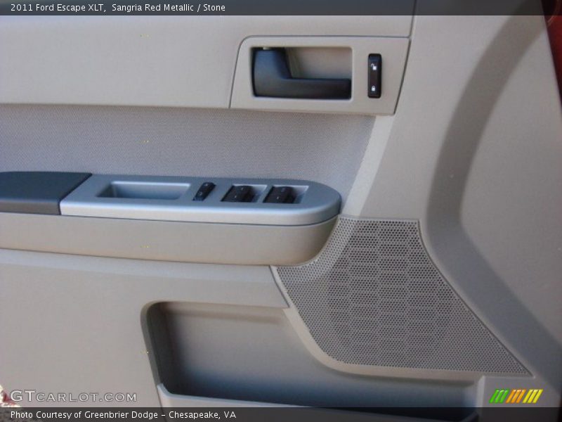 Sangria Red Metallic / Stone 2011 Ford Escape XLT
