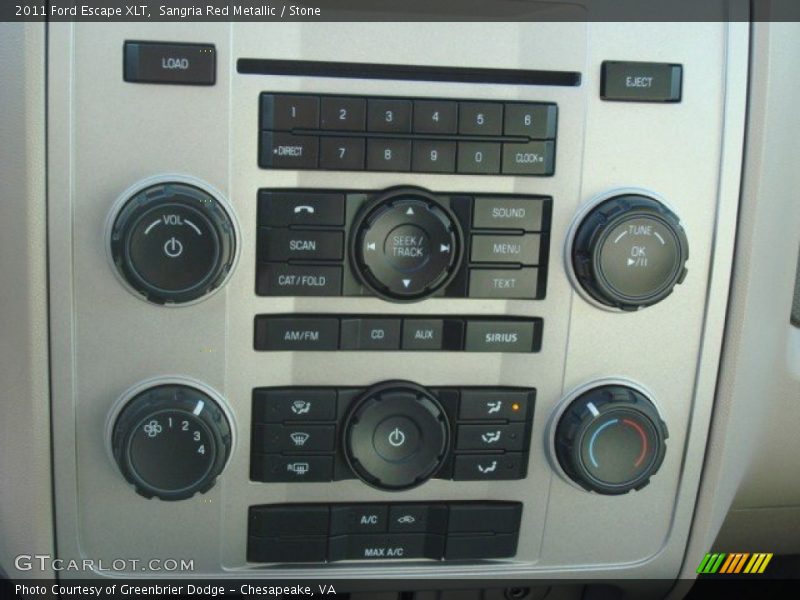 Sangria Red Metallic / Stone 2011 Ford Escape XLT