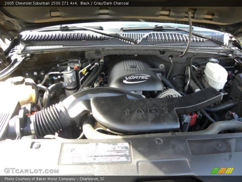 Black / Gray/Dark Charcoal 2005 Chevrolet Suburban 1500 Z71 4x4