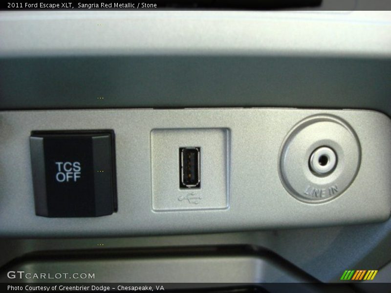 Sangria Red Metallic / Stone 2011 Ford Escape XLT