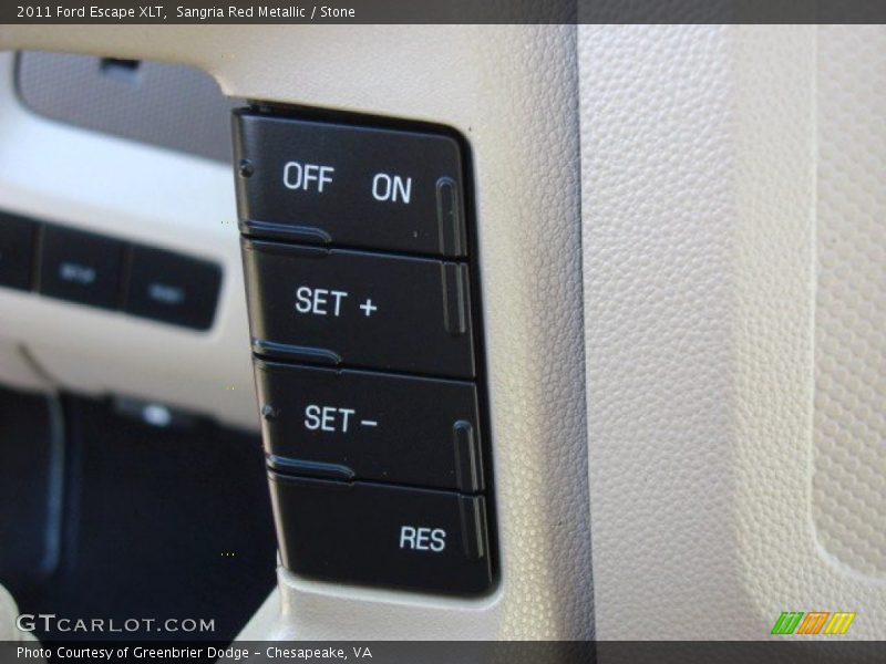 Sangria Red Metallic / Stone 2011 Ford Escape XLT