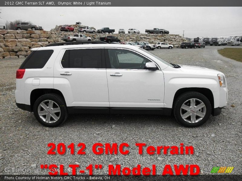 Olympic White / Light Titanium 2012 GMC Terrain SLT AWD