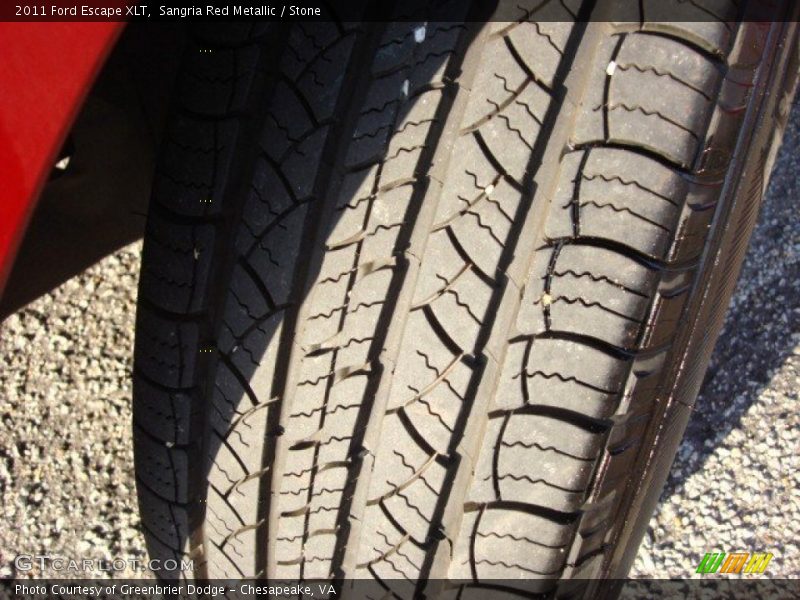 Sangria Red Metallic / Stone 2011 Ford Escape XLT