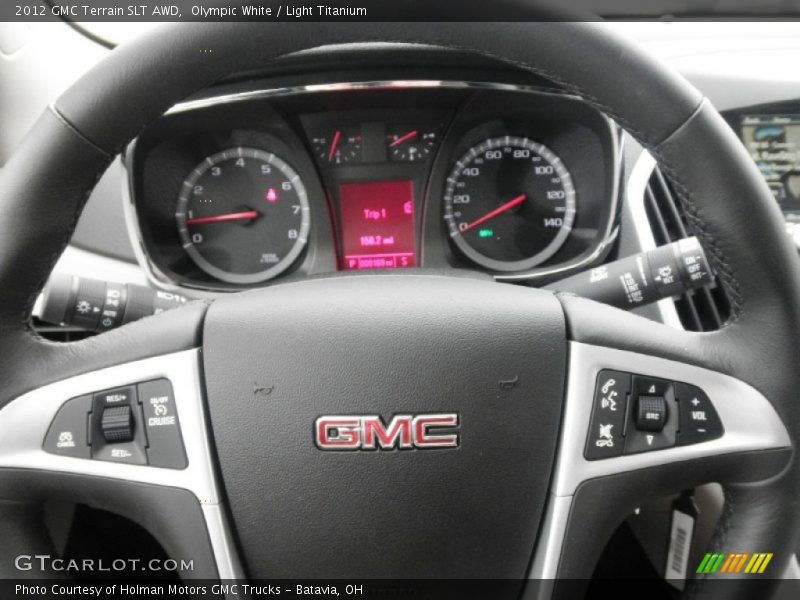 Olympic White / Light Titanium 2012 GMC Terrain SLT AWD