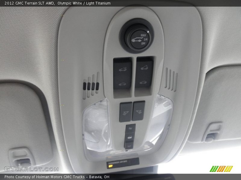Olympic White / Light Titanium 2012 GMC Terrain SLT AWD