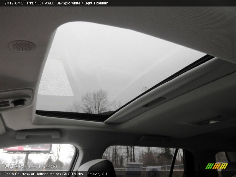 Olympic White / Light Titanium 2012 GMC Terrain SLT AWD