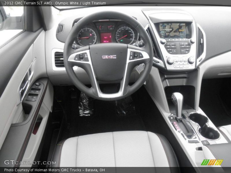 Olympic White / Light Titanium 2012 GMC Terrain SLT AWD