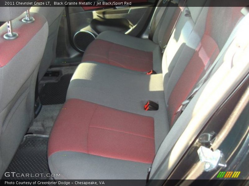  2011 Cruze LT Jet Black/Sport Red Interior