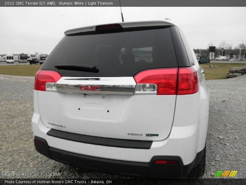 Olympic White / Light Titanium 2012 GMC Terrain SLT AWD