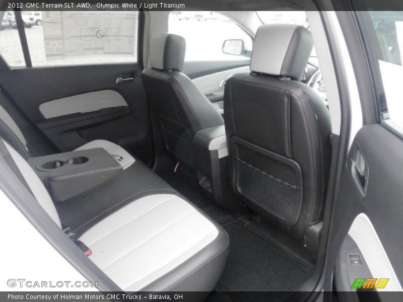 Olympic White / Light Titanium 2012 GMC Terrain SLT AWD