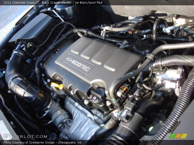  2011 Cruze LT Engine - 1.4 Liter Turbocharged DOHC 16-Valve VVT ECOTEC 4 Cylinder