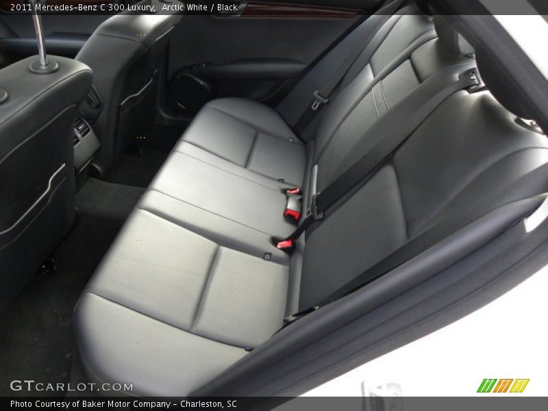 Arctic White / Black 2011 Mercedes-Benz C 300 Luxury