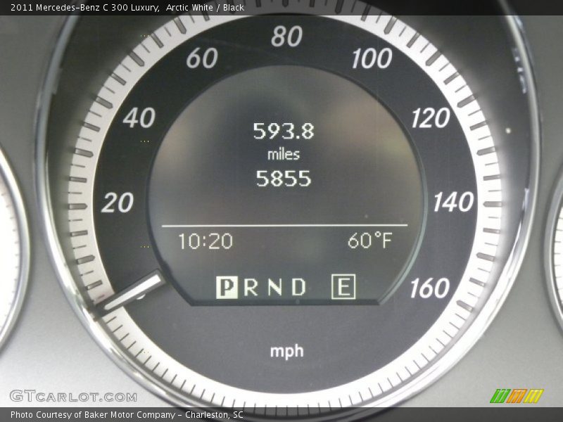 Arctic White / Black 2011 Mercedes-Benz C 300 Luxury