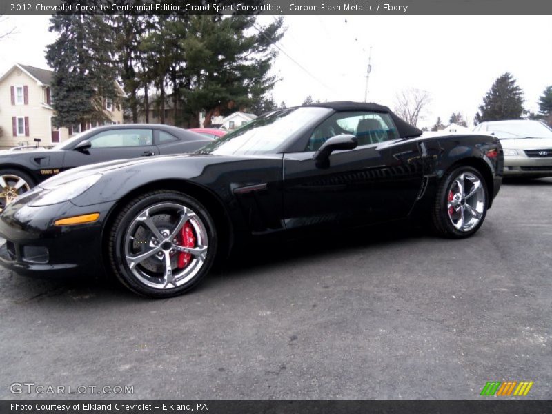 Carbon Flash Metallic / Ebony 2012 Chevrolet Corvette Centennial Edition Grand Sport Convertible