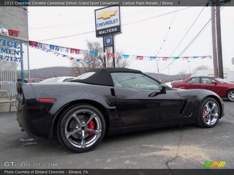 Carbon Flash Metallic / Ebony 2012 Chevrolet Corvette Centennial Edition Grand Sport Convertible