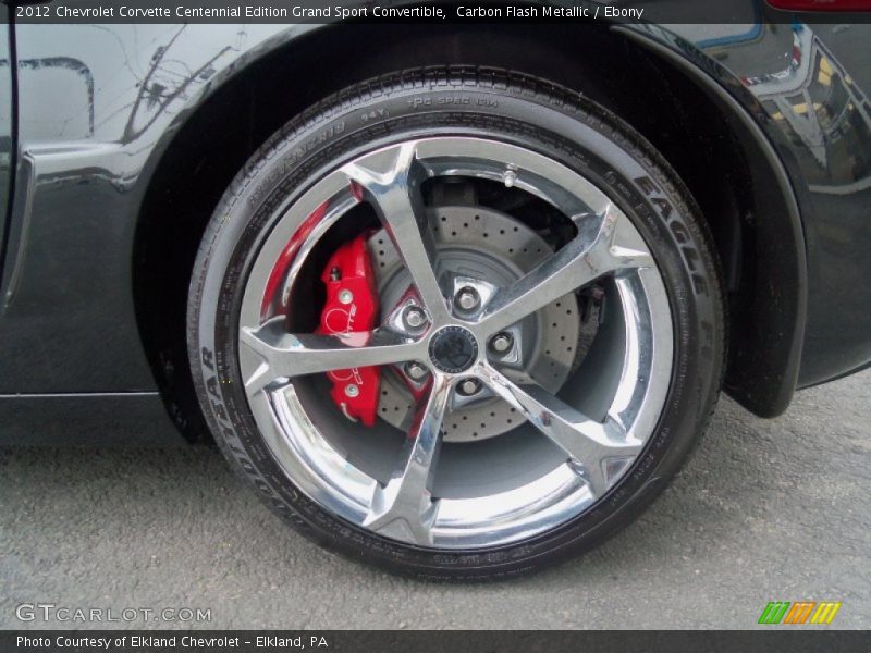  2012 Corvette Centennial Edition Grand Sport Convertible Wheel