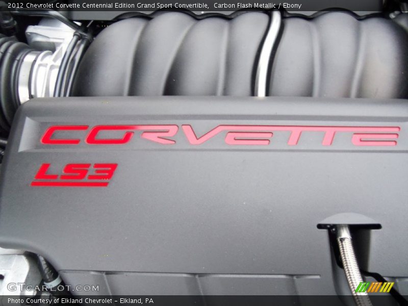  2012 Corvette Centennial Edition Grand Sport Convertible Engine - 6.2 Liter OHV 16-Valve LS3 V8