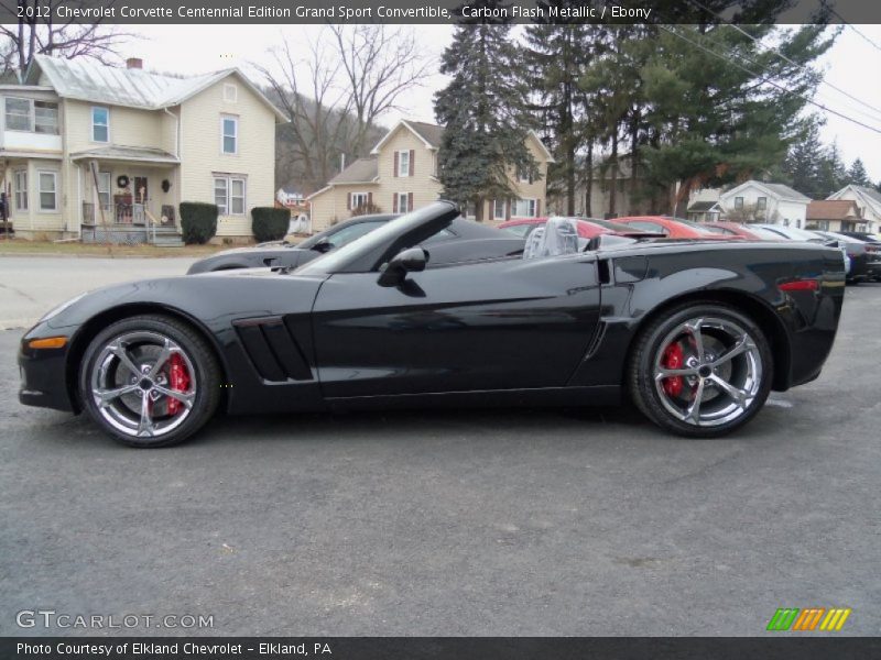  2012 Corvette Centennial Edition Grand Sport Convertible Carbon Flash Metallic