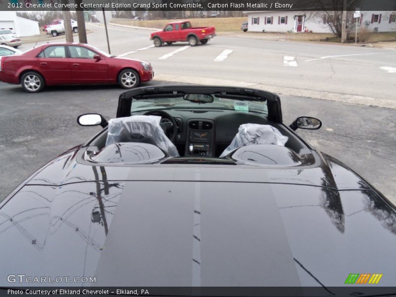 Carbon Flash Metallic / Ebony 2012 Chevrolet Corvette Centennial Edition Grand Sport Convertible