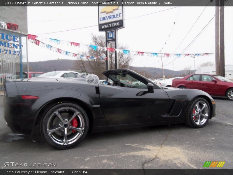 Carbon Flash Metallic / Ebony 2012 Chevrolet Corvette Centennial Edition Grand Sport Convertible