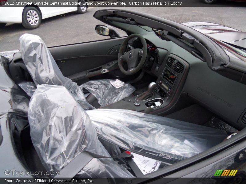 Carbon Flash Metallic / Ebony 2012 Chevrolet Corvette Centennial Edition Grand Sport Convertible
