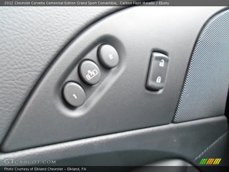 Carbon Flash Metallic / Ebony 2012 Chevrolet Corvette Centennial Edition Grand Sport Convertible