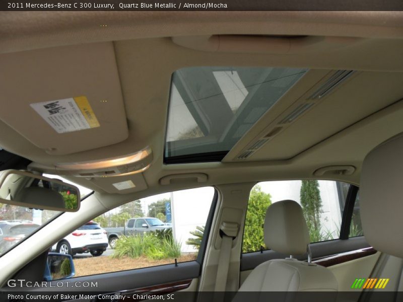 Quartz Blue Metallic / Almond/Mocha 2011 Mercedes-Benz C 300 Luxury