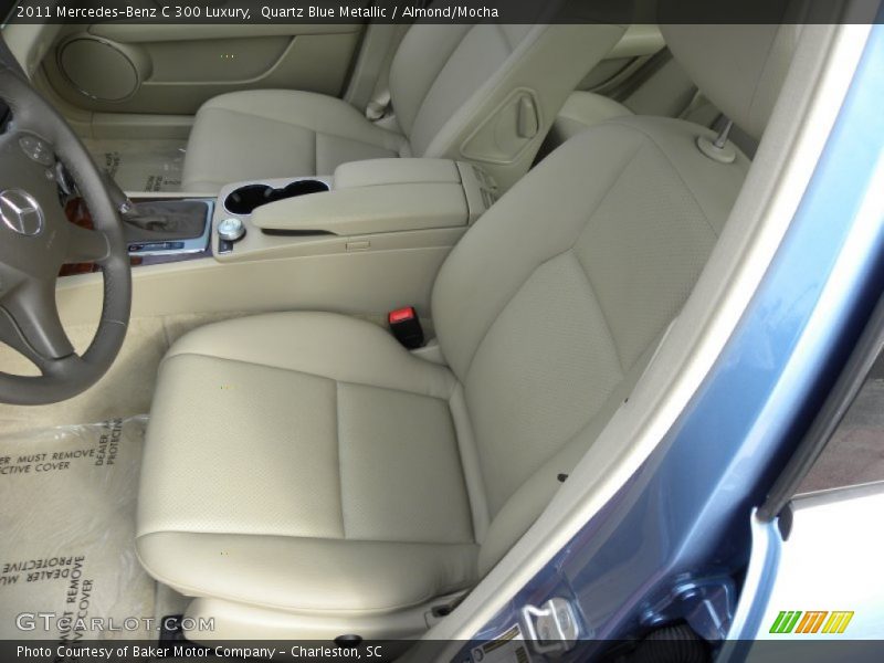 Quartz Blue Metallic / Almond/Mocha 2011 Mercedes-Benz C 300 Luxury