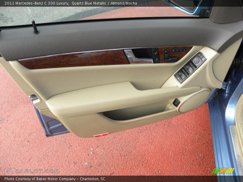 Quartz Blue Metallic / Almond/Mocha 2011 Mercedes-Benz C 300 Luxury