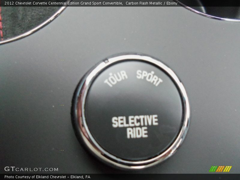 Controls of 2012 Corvette Centennial Edition Grand Sport Convertible