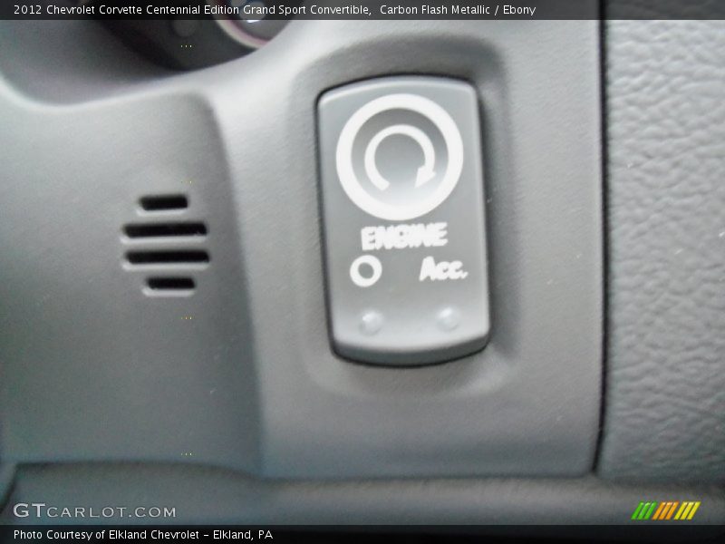 Carbon Flash Metallic / Ebony 2012 Chevrolet Corvette Centennial Edition Grand Sport Convertible
