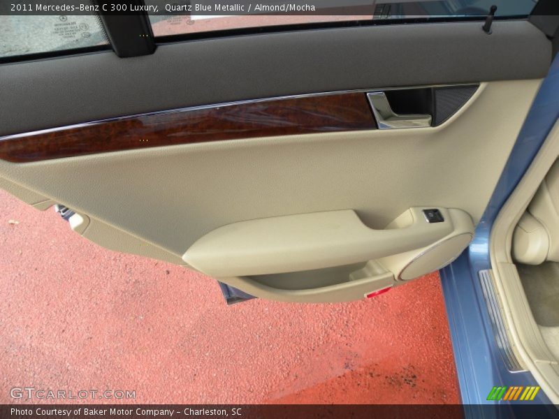 Quartz Blue Metallic / Almond/Mocha 2011 Mercedes-Benz C 300 Luxury