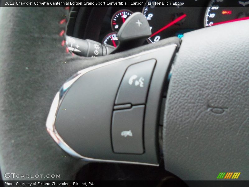 Carbon Flash Metallic / Ebony 2012 Chevrolet Corvette Centennial Edition Grand Sport Convertible
