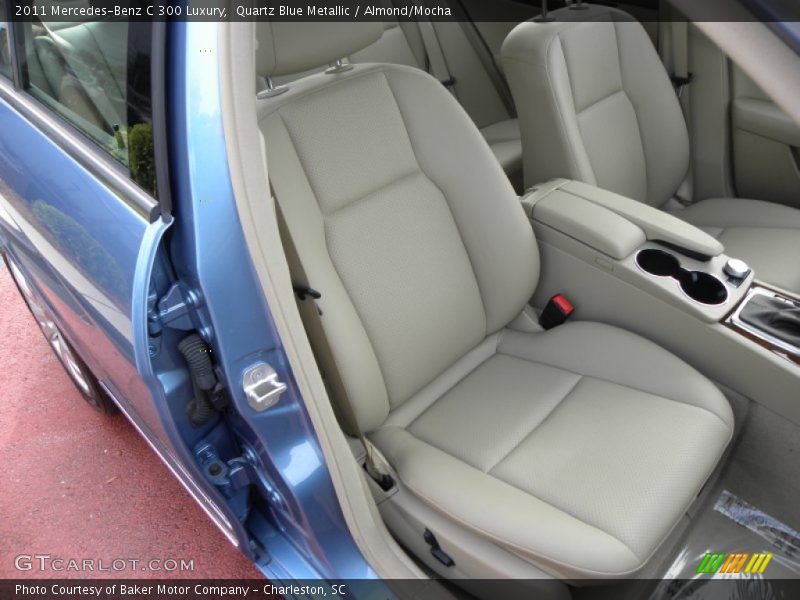 Quartz Blue Metallic / Almond/Mocha 2011 Mercedes-Benz C 300 Luxury
