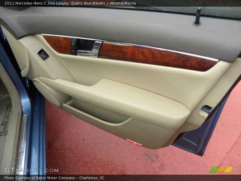 Quartz Blue Metallic / Almond/Mocha 2011 Mercedes-Benz C 300 Luxury