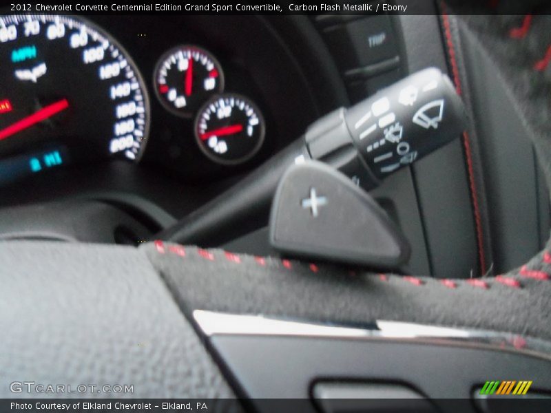 Carbon Flash Metallic / Ebony 2012 Chevrolet Corvette Centennial Edition Grand Sport Convertible