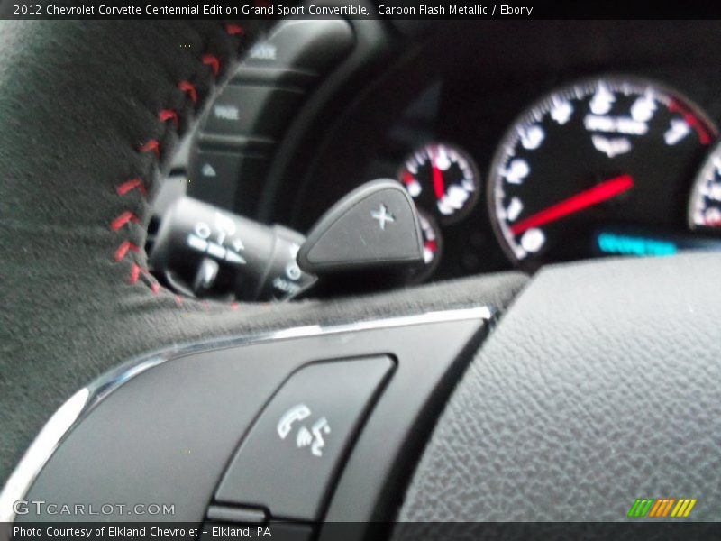 Carbon Flash Metallic / Ebony 2012 Chevrolet Corvette Centennial Edition Grand Sport Convertible