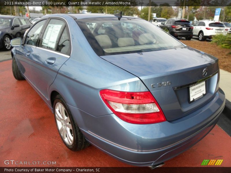 Quartz Blue Metallic / Almond/Mocha 2011 Mercedes-Benz C 300 Luxury
