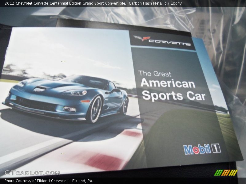 Books/Manuals of 2012 Corvette Centennial Edition Grand Sport Convertible