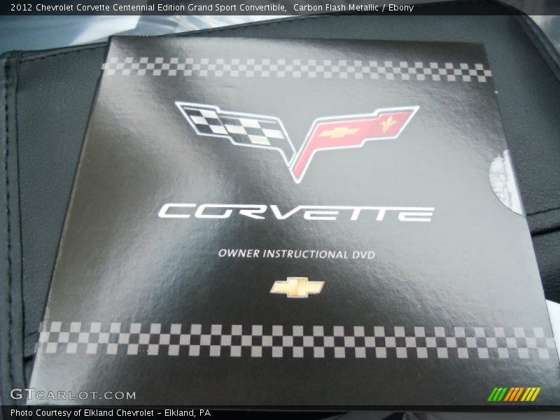 Books/Manuals of 2012 Corvette Centennial Edition Grand Sport Convertible