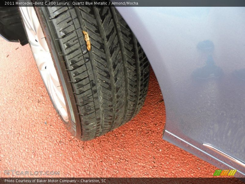Quartz Blue Metallic / Almond/Mocha 2011 Mercedes-Benz C 300 Luxury