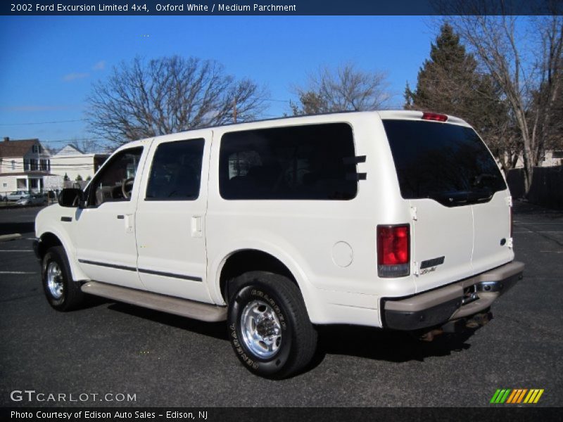 Oxford White / Medium Parchment 2002 Ford Excursion Limited 4x4