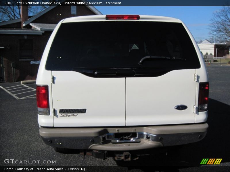 Oxford White / Medium Parchment 2002 Ford Excursion Limited 4x4